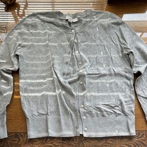 LOFT Light Gray Women's Cardigan